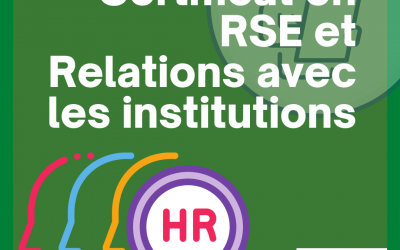 Certificat en RSE et Relations avec Les Institutions