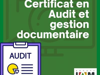 Certificat en Audit et gestion documentaire